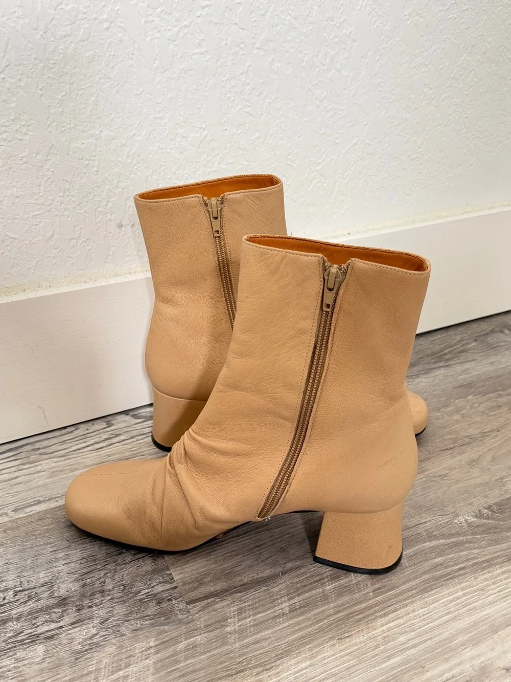 Chie Mihara Leather Ankle Boots - Picture 3 of 9